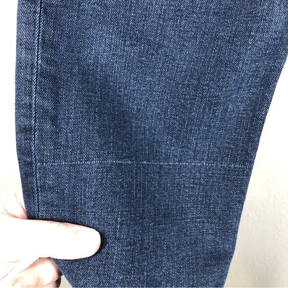 Acne Studios Row Cropped Straight Leg Boyfriend Jeans Blue Black Size 26 - Picture 4 of 9
